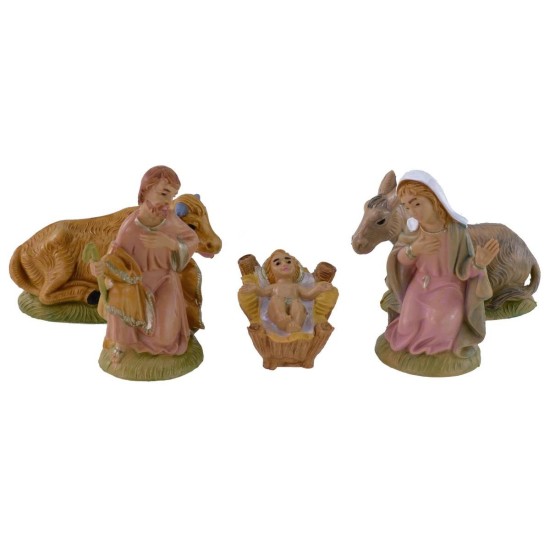 Natività 8 soggetti serie 8 cm in pvc Mondo Presepi