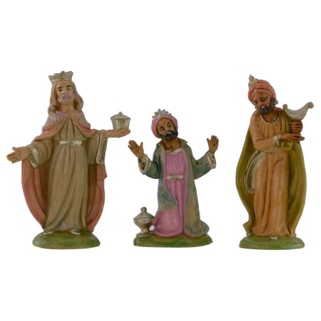 Natividad 8 figuras serie 9 cm en PVC Mundo Pesebres