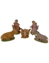 Nativity 5 subjects series 9 cm in pvc