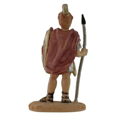 Roman soldier with spear and shield 8 cm in pvc