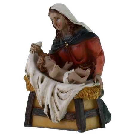 Natividad 3 figuras en resina serie 10 cm Mundo Pesebres