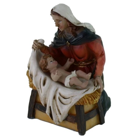 Natividad 3 figuras en resina serie 10 cm Mundo Pesebres