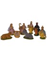 Natività 8 soggetti 4 cm Mondo Presepi