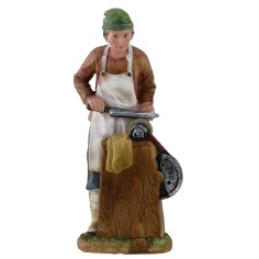 Afilador de 20 cm en resina Mondo Presepi