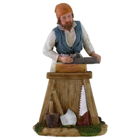 Falegname cm 20 in resina Mondo Presepi