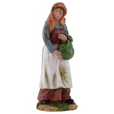 Woman with bassoon 20 cm in resin