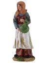 Mujer con fardo de 20 cm en resina Mondo Presepi