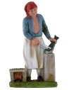 Fishmonger 20 cm in resin