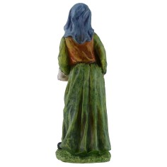 Woman with fruit 20 cm in resin 2