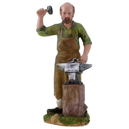 20 cm resin blacksmith