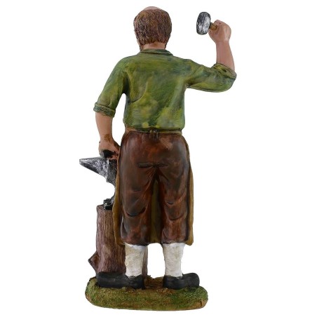 20 cm resin blacksmith