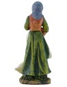 Campesina con gansos de 20 cm en resina
