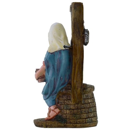 Donna al pozzo serie 20 cm in resina Mondo Presepi