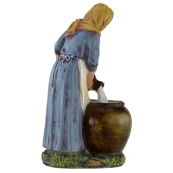 Woman with amphorae 20 cm in resin
