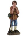 Man with hoe 20 cm in resin