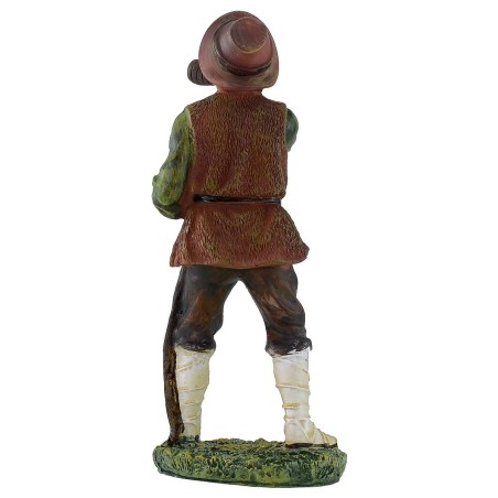 Shepherd with horn 20 cm in resin