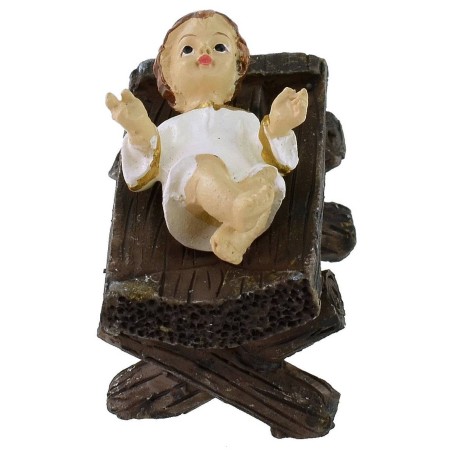 Sacra famiglia 10 cm in resina Mondo Presepi