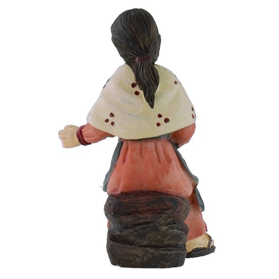 Holy family 10 cm in resin