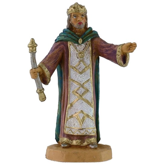 Re Erode cm 10 in pvc lux Mondo Presepi