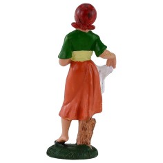 Mujer tendiendo la ropa 12 cm Mundo Belenes 2