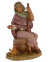 Pastore orientale al fuoco serie 12 cm Fontanini Mondo Presepi