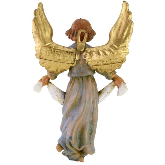 Ángel Gloria azul 10 cm Fontanini Mundo Pesebres