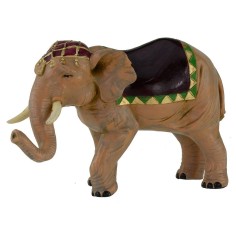 Elephant harnessed for statues 12 cm Fontanini