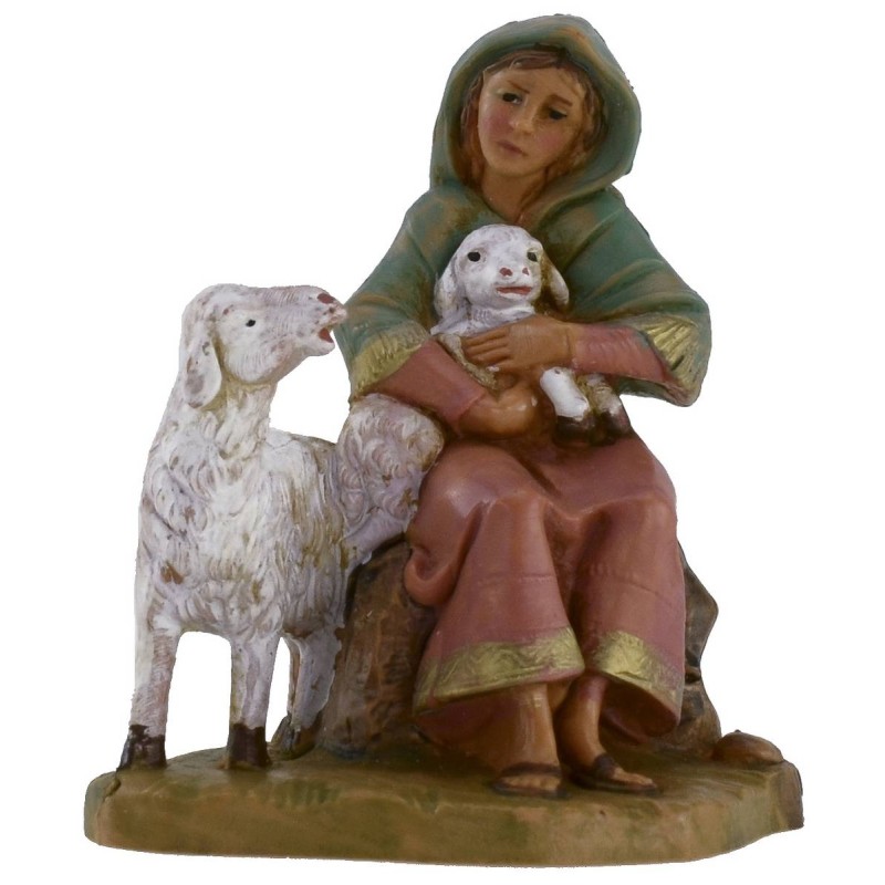 Shepherdess sitting 9.5 cm Fontanini series