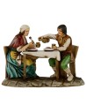 Man and woman at the table, Landi Moranduzzo 10 cm series