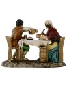 Man and woman at the table, Landi Moranduzzo 10 cm series
