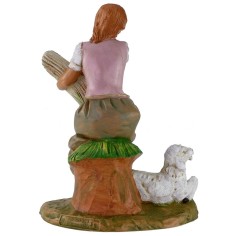 Seated woman series 19 cm Fontanini 2