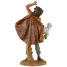 Shepherd with lamb 19 cm Fontanini 2