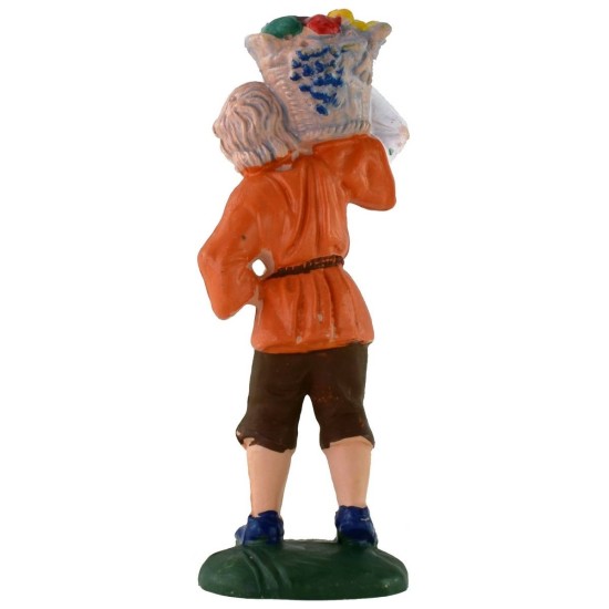Hombre con cesta cm 10 Mundo Belenes