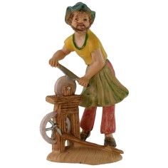 Afilador de cuchillos de 10 cm en PVC Mondo Presepi