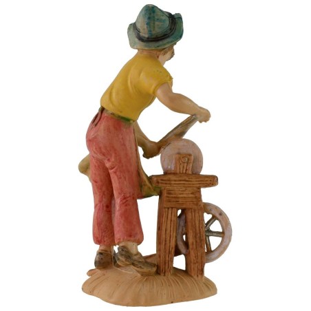 Afilador de cuchillos de 10 cm en PVC Mondo Presepi