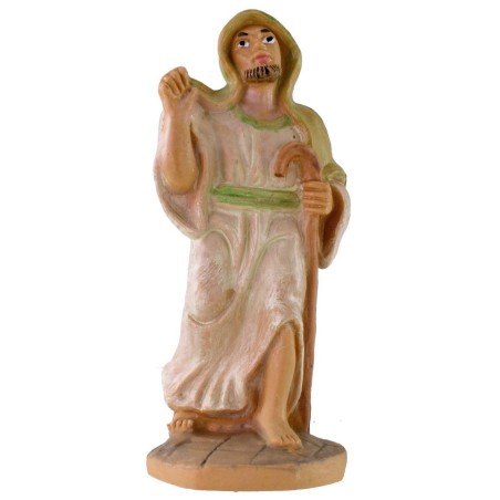 Pastor oriental caminando con bastón lux 10 cm en pvc