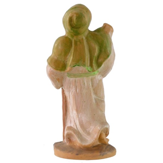 Pastor en camino con bastón lux 10 cm en pvc