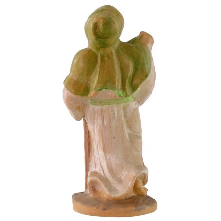 Pastor en camino con bastón lux 10 cm en pvc