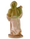 Pastore orientale in cammino con bastone lux 10 cm in pvc