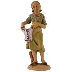 Mujer que tiende la ropa lux 12 cm en pvc Mundo