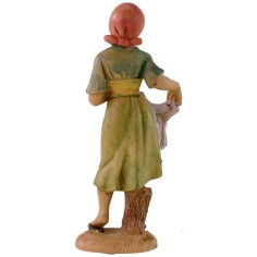 Mujer que tiende la ropa lux 12 cm en pvc Mundo 2