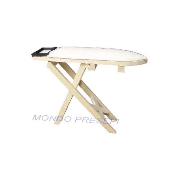 Tabla de planchar de madera en miniatura Mondo Presepi