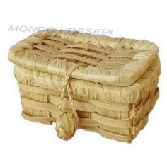 Openable wicker chest cm 4