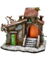 Patio con casa y tienda cm 31,5x26x28 h Mondo Presepi