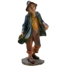 Giovane con libro cm 9 in resina Mondo Presepi 2