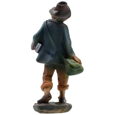 Giovane con libro cm 9 in resina Mondo Presepi