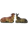 Ox and donkey for statues of 40-45 cm in resin