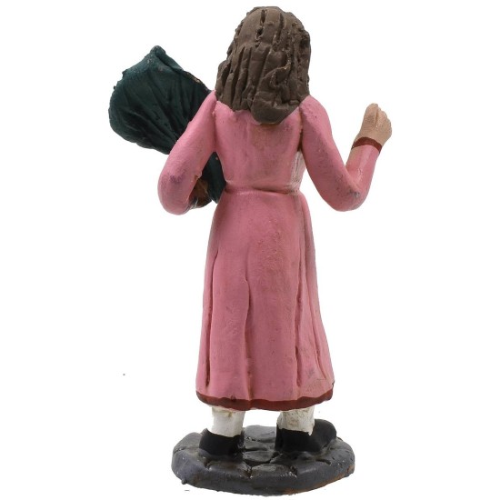 Donna con fascina 10 cm Mondo Presepi