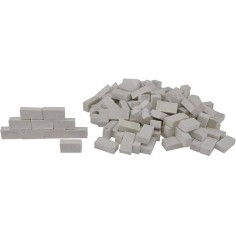 Mattoncini bianchi effetto granito mm 10x6x3 busta 150 pezzi 2