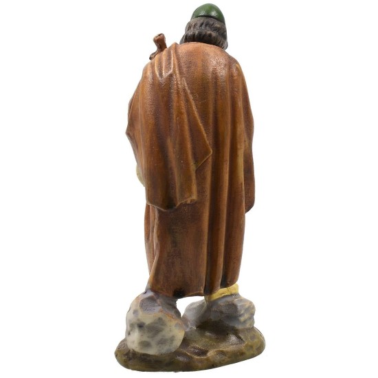 Zampognaro orientale in resina dipinta 10 cm serie economica